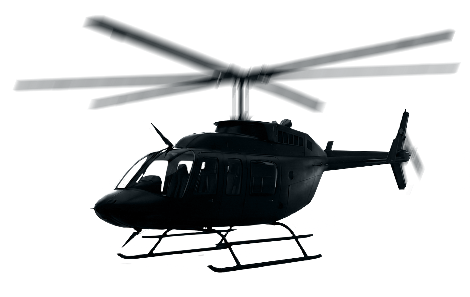Modern Black Helicopter
